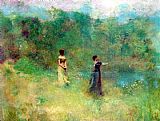 Thomas Dewing Canvas Paintings - Summer